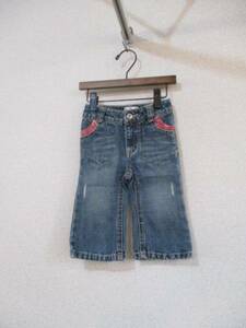 OLDNAVYダメージデニムパンツ 6から12mos（USED）61516