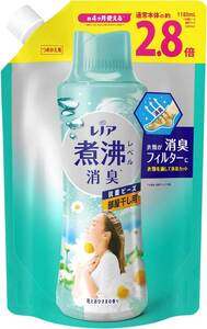 レノア 超消臭 煮沸レベル消臭 抗菌ビーズ 部屋干し 花とおひさまの香り 詰め替え 1,180mL