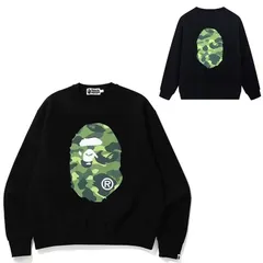 【新品】【大人気】A BATHING APE アベイシングエイプ トレーナー BAPE スウェットシャツ メンズ レディース グリーン ブルー 室内 アウトドア 男女兼用 おしゃれ 日常用 M L XL 2XL 3XL