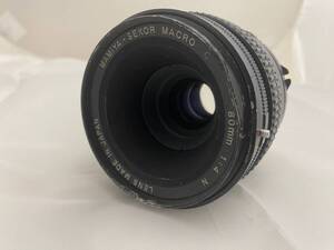 ◆動作品◆ MAMIYA マミヤ MAMIYA-SEKOR MACRO C 80mm F4 N ♯641