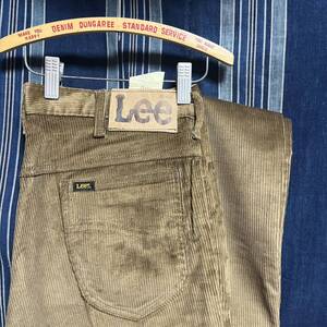 デッドストック 42タロン 80s lee 200-7222 regular fit straight leg corduroy pants 200 80年代 新品 コーデュロイ アメリカ製