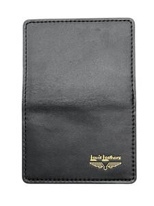 未使用品 Lewis Leathers Card Case Black Horse ルイスレザー カードケース ブラック ホースハイド 馬革