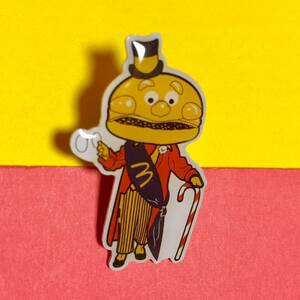 McDonald’s マクドナルド メイヤーマックチーズ マックチーズ市長 キャラクター ピンズ ピンバッチ pins アメリカ雑貨 ピンバッジ