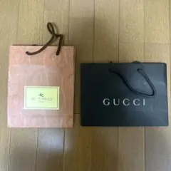 ETRO & GUCCI 紙袋 セット