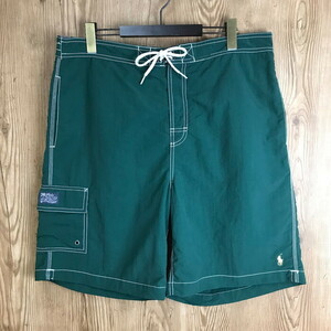 Polo by Ralph Lauren ポロ ラルフローレン スイムショーツ ショートパンツ サイズ メンズ L 緑 古着 s24072765