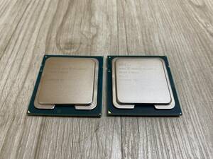 *0443-0917 ☆通電保証/在庫＠9☆ 2枚セット Intel CPU Xeon ( E5-2407 V2 ) 2.40GHz SR1AK 4コア 4スレッド 発送サイズ:A