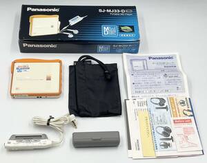 ◆◇外観極美品　再生○ Panasonic SJ-MJ33 ポータブルMDプレーヤー◇◆