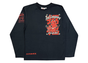 TEDMAN　完売商品！　ロングTシャツ　 BLACK 　38サイズ　 ちょっと難あり　TDLS-224