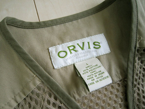 【希少サイズ】ORVIS フィッシング タックル ベスト メッシュ タイプ 終了 モデル オービス＃04070630