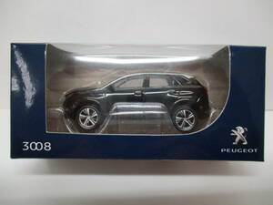 ★超レア稀少★2021年2月発表★PEUGEOT プジョー 3008★ミニカー★黒　ブラック★NOREVノレブ社製★新品・未使用品★1/64スケール★