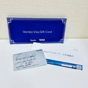 【SYC-2675】1円～【中古未使用 開封品】vanilla VISA GIFT CARD バニラ ビザ ギフトカード 50000円分 有効期限 27年12月迄 ご利用ガイド付