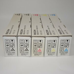 4色5本セット 純正 RICOH リコー IPSiO SP トナー C710 ブラック/シアン/イエロー/マゼンタ IPSiO SP C710、C710e用【送料無料】NO.5663