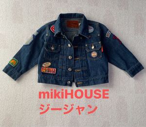 miki HOUSE ジージャン　100cm ネイビーブルー　おまとめ発送可能　ボーイズ　ガールズ