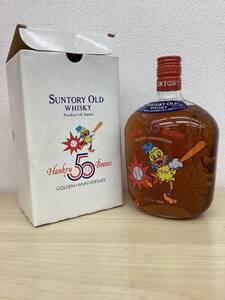 【未開栓】 ウイスキー サントリー オールド 阪急ブレーブス 50周年記念ボトル ブレービーボトル 700ml 43％ 配送先神奈川県限定 kyZ12888K