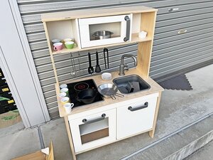 引取り歓迎★IKEA★おままごとセット キッチン 食器 調理器具いろいろ イケア おもちゃ #11Z1378a06