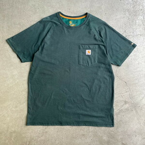 Carhartt カーハート ワンポイントロゴ ポケットTシャツ RELAXED FIT メンズL