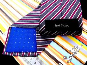 *:.*:【新品N】8679 ポールスミス【Paul Smith】【ストライプ 柄】ネクタイ【人気の細ナロータイ】