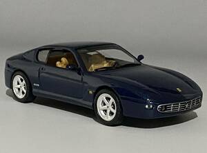 1/43 Ferrari 456M Blue ◆ Designed by Pietro Camardella & Lorenzo Ramaciotti at Pininfarina , 5.5L V12 ◆ フェラーリ - アシェット