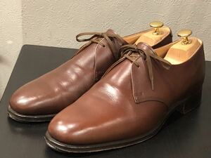 Crockett&Jones クロケット&ジョーンズ UK8.5E (27.0cm相当) ポールセンスコーン別注 英国製グッドイヤー製法 外羽根プレーントゥ