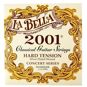 ラベラ 弦 1セット La Bella 2001 Hard Tension クラシックギター弦