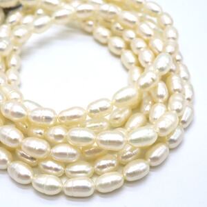 1円〜!!▼本真珠2連ネックレス▼D 約45.5g 約55.0cm pearl パール jewelry ジュエリー necklace DA0/DA0S555