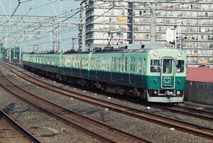 フィルム　鉄道写真　京阪電気鉄道　2600系　Lサイズ　①