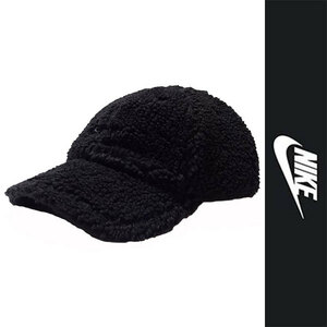 新品 NIKE FLEECE CAP ナイキ フリース キャップ ブラック スウッシュ 帽子 スポーツ ヘリテージ カジュアル 正規品