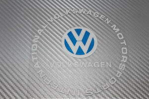 ワーゲン　VW 反射ステッカー　シルバー　燃料タンクふたに