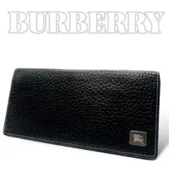 良品 BURBERRY ノバチェック レザー 長財布 6499