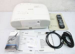 G3868【ホームプロジェクター】エプソン EPSON dreamio EH-TW6600W★3Dメガネ リモコン付き★動作確認済★