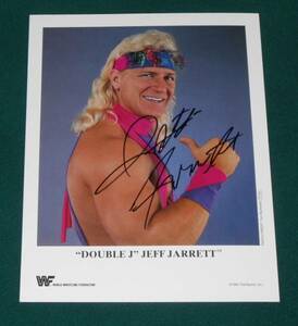 WWE●TNA/新日本 ジェフ・ジャレット 直筆サイン WWF公式プロモ