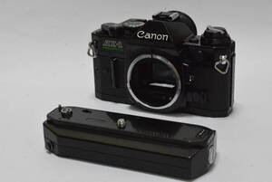 【外観特上級】キヤノン Canon AE-1 PROGRAM ブラック ボディ+ワインダー　#s14366