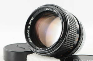 ★超美品★ CANON FD 85mm f1.8 S.S.C.かび、くもりがない光学系の完動品♪#157