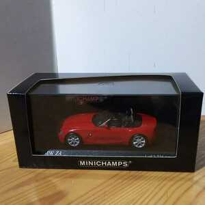 ミニチャンプス【1/43 BMW Z4】2002 レッド 赤 ミニカー