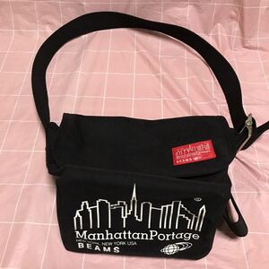 BEAMS×Manhattan portage メッセンジャーバッグ　ショルダーバッグ　マンハッタン　ビームス 