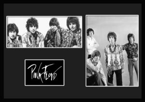 10種類!Pink Floyd/ピンク・フロイド/ROCK/ロックバンドグループ/証明書付きフレーム/BW/モノクロ/ディスプレイ(3-3W)