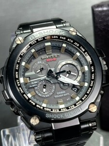 超美品 CASIO カシオ G-SHOCK ジーショック MT-G 腕時計 電波ソーラー腕時計 マルチバンド6 レイヤーコンポジットバンド MTG-S1000BD-1AJF