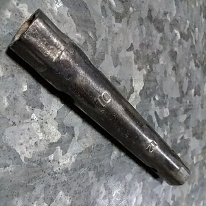 整備用工具　車載工具 手回しレンチ plug wrench メーカー不明　サイズ表記10-12mm. 全長121.8mm. 厚み2.3mm.