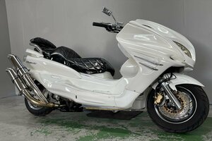 マジェスティ250C 売り切り！1円スタート！☆始動動画有☆エンジン好調！SG03J！2002年！フルカスタム！マフラー！全国配送！福岡佐賀