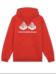 MOUNTAIN RESEARCH × FUTUR A Mountain Hoodie size/XXL RED USED マウンテンリサーチ フューチャー 1LDK