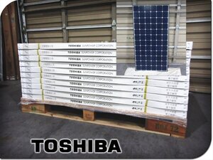 ■未使用品■TOSHIBA/東芝■240W■シリコン単結晶系/Sシリーズ■ソーラーパネル/太陽電池モジュール■10枚/SPR-240NE-WHT-J/185万/khhk898m