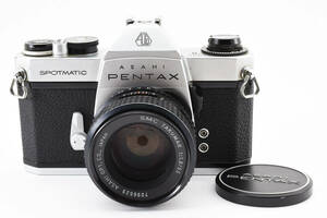 ★実用品★ ペンタックス PENTAX SPOTMATIC II + SMC TAKUMAR 55mm F1.8 ★シャッター全速OK★ #0841 #222189 #0805