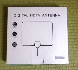 ★室内テレビアンテナ　Gndie 4K HDTV 薄型 地デジ 高性能 高感度 簡単接続★新品同様