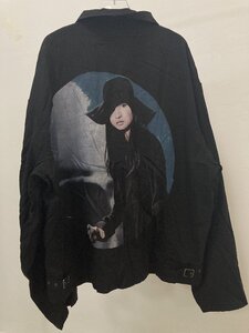 YOHJI YAMAMOTO ヨウジ ヤマモト BLACK Scandal 22SS 女囚さそり けもの部屋 ダブルジップアップブルゾン HG-Y05-840 サイズ２ TJ 1