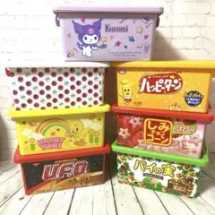 お菓子コンテナボックス　空箱　7個　お菓子ボックス　収納ケース　玩具箱