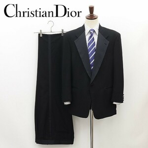 ◆Christian Dior MONSIEUR クリスチャン ディオール ムッシュ 1釦 スーツ セットアップ 黒 ブラック 40R