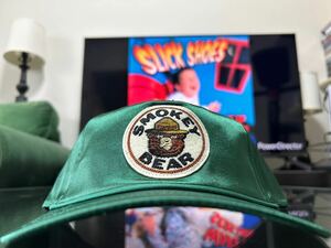 USA林野局　スモーキーベア　Smokey Bear キャップ　グリーン