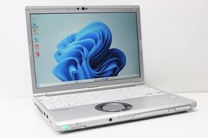 1円スタート ノートパソコン Windows11 WPS office搭載 Panasonic レッツノート CF-SV8 第8世代 Core i5 SSD256GB メモリ8GB カメラ