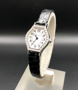 [A]時計(サ60)★[[WH-11782]]★LONGINES(ロンジン)★L5.184.0★ラヴィソント ベゼルダイヤ★稼働品★