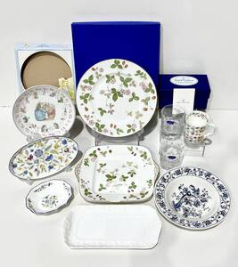 蘇や(KAY286) 洋食器 おまとめ ウェッジウッド WEDGWOOD ミントン MINTON プレート マグカップ 他 中古品 120サイズ